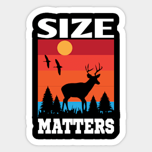 Size Matters T Shirt For Women Men Sticker